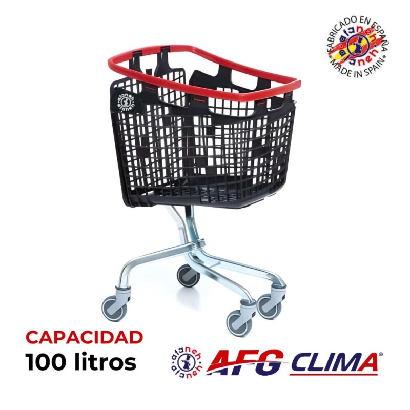 Carro de supermercado 100 litros