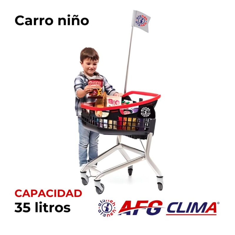Carro de compra niños 35 litros