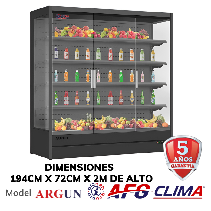 Refrigerador comercial de 3 puertas de vidrio refrigerador vertical (ARGUN)