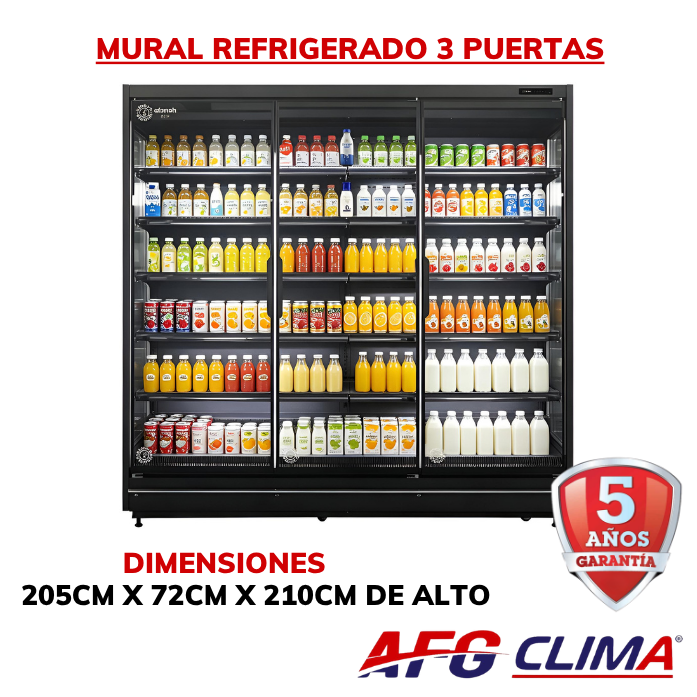 Mural refrigerador 3 Puertas